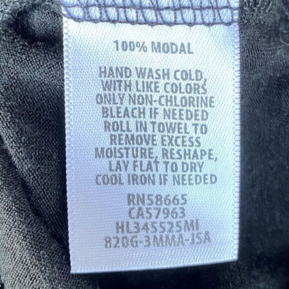 Trouvé Nordstrom Black Modal Tee/Tank. Top Size: XS. Excellent Condition. - Picture 4 of 4